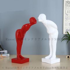 Welcome Character Hotel Welcome Figurine Doll for Entrance, Porch, Shop Entrance - Available in Red, White, and Black.