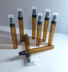 スプレー式 ガラスボトル 10ml 8本セット 遮光瓶