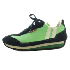 パトリック PATRICK スニーカー シューズ マラソン 37 黒 ブラック ライトグリーン /SS ■OS