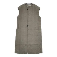 【新品】GALERIE VIE ギャルリー ヴィ ジレ グレー セール】コットンサッカー ジレ（ベスト）｜GALERIE VIE