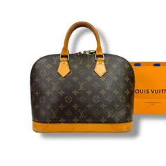 ルイヴィトン　LOUIS VUITTON ハンドバッグ　アルマ　モノグラム柄　ブラウン　モノグラムレザー