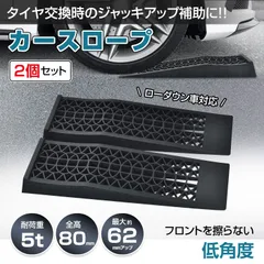 新品 ３段階 タイヤスロープ/カースロープ黒 2個セット最大積載５ｔ カースロープ 2個セット 高さ3段階 波型 整備用スロープ 耐荷重4t