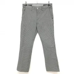 【超美品】エドウィン パンツ グレー×黒 千鳥格子 ストレッチ メンズ L ゴルフウェア EDWIN GOLF