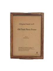 H A4 N フォトフレーム 古木 ナチュラル 壁掛け用 フレーム 額縁 額 写真立て 木製 メニューボード アンティーク風 賞状 木枠 ※穴や凸凹ありの古材使用 お任せの発送