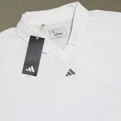 ○送料390円可能商品 アディダス ゴルフ adidas GOLF 定価9900円 新品 メンズ 半袖 Vネック ポロシャツ 白 LL [IL5061-XL]三 参★QWER