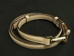 ■新品同様■ kate spade ケイトスペード レザー バッグ用 ショルダーストラップ 斜め掛け 肩掛け ピンクベージュ系 AZ8631