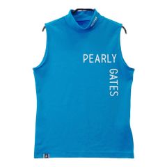◇ PEARLY GATES モックネックシャツ ブルー レディース - メルカリ