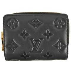ルイヴィトン LOUIS VUITTON ポルトフォイユ ルー 二つ折り財布 M81599 ノワール RFID(ICチップ)内蔵 エンボス【中古】