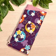 両面　ソフトメガネケース　布製　眼鏡ケース 和柄 ハンドメイド　【63】　送料無料