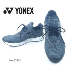 YONEX PPOWER CUSHION スニーカー 24.5cm グレー スニーカー レディース メッシュ レースアップ 軽量 大きいサイズ hws01643