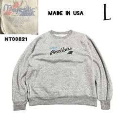 USA製マジェスティック CAROLINA PANTHERSトレーナーL NT00821