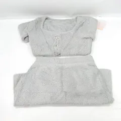 ◇ ⊇ Darich ダーリッチ ミニ丈 シャギーニットセットアップ サイズF グレー系 レディース E  【1502200013396】