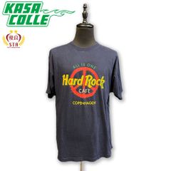 【HARD ROCK CAFE】ハードロックカフェ  ALL IS ONE  Copenhagen Vintage Tシャツ タグなし XL相当