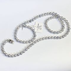 A05 極上 アコヤ真珠 ロングネックレス 7.0-7.5mm 鑑別書付 本真珠 