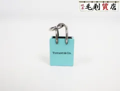 ティファニー TIFFANY&Co SV925 ショッピングバッグチャーム 4.0g ブルー ペンダントトップ レディース【中古】アクセサリー