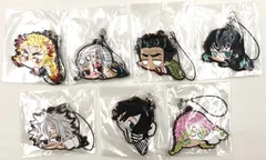 ♪) 全7種セット 鬼滅の刃 ラバーストラップコレクション だる～ん 第三弾 [10]