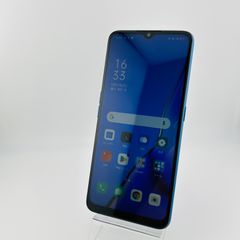 バッテリー良好 OPPO A5 2020 64GB ブルー SIMフリー(simロック解除済) 白ロム 中古 本体 動作確認済  【最短送料無料】G-142
