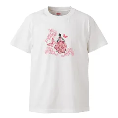Tシャツ メンズ 半袖 白 ホワイト シンデレラ 童話 花 メルヘン ガーリー プリンセス 乙女 大人可愛い ウッドグリーン(WOOD GREEN)