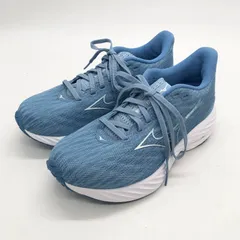 ◎I597 mizuno ミズノ ウェーブライダー28 23.5cm 水色（ma）