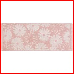 【特売】オカ(OKA) シュクレ キッチンマット 約45cm×120cm ピンク(すべり止め 洗える) 4548622638110