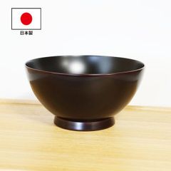 麺鉢 どんぶり 和食器 木製 日本製 漆塗り 越前漆器 大鉢 溜 畠中作 1000ml 天然木 くり抜き めん鉢 丼 丼ぶり ラーメン うどん そば 軽い 軽量 大きい 国産