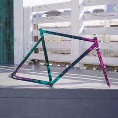 【新品】FUN SOUPRA 　LIMITED　COLOR　”UMA”　700ｃ　ダブルバテット4130フルクロモリ　オーダーメイドピストバイク 自転車 シングルスピード フレーム