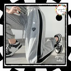 スウェットパンツ レディース 英字ロゴ ジョガーパンツ ブラック グレー ウエストゴム ランニングウェア カジュアル ダンス衣装 韓国風 ボトムス 部屋着 新作 運動服 ゆったり パンツ ストリート系 スポーツウエア 99HFDZ-002