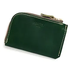 【新品】 アジリティアッファ(AGILITY affa)『フラットミニ』 コインケース 小銭入れ L字ファスナー 小さい ミニ財布 極小財布 コンパクト 薄型 本革 レザー 1