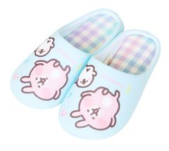 【新着商品】[アトリエ　モモアンドモモ] [カナヘイの小動物 ピスケ＆うさぎ] ルームシューズ スリッパ 室内 ギフト プレゼント Mサイズ 23～25㎝のサムネイル
