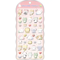 クラックス シール コットンパフィーシール アニマル 135609