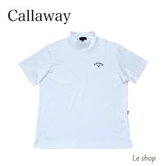 Callaway キャロウェイ モックネックシャツ Lサイズ 2025年春夏モデル -3℃裏クール ゴルフウェア メンズ 中古