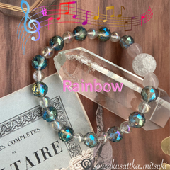 ✨★【Rainbow】『パワーストーンブレスレット』（約16㌢）★✨