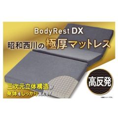 昭和西川　BodyRest DX　高反発極厚　ウレタン　マットレス　シングル　かため(上層190N・下層240N)　新品未開封☆5198