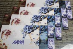 非売品 NANA ナナ クリア ブックカバー 4枚 セット ブックマーカー 大崎ナナ 矢沢あい ナツコミ レア プラカバー レトロ 少女漫画 アニメ