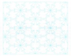 ナスカ 刺し子布 白 11なでしこ
