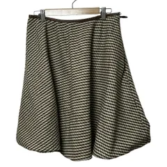 PRADA チェック柄 ミディアム バージンウール スカート カジュアル プラダ PRADA チェック柄 ミディアム バージンウール スカート