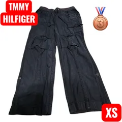 【美品】TMMY HILFIGER カーゴパンツ ネイビー XS C42