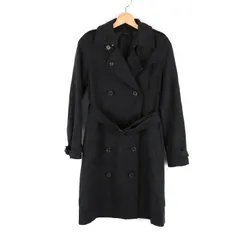 アパートバイローリーズ トレンチコート ロングコート ウール混 アウター 黒 レディース Mサイズ ブラック apart by lowrys 【中古】のサムネイル