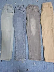 130 男の子 春 秋 ズボン 4着