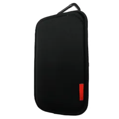 【新着商品】FameProject スマホポーチ サッと出し入れ Mサイズ(～6.1インチ対応) スリップインタイプ カラビナ付き 背面ベルト通し付き ベルト・ショルダー対応可 ブラック