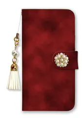 Galaxy S21 Ultra 5G SC-52B ケース 手帳型 ギャラクシーS21ウルトラ スマホケース ビジュー パール デコ ストラップ付  おしゃれ 無地 大人 可愛い エレガント ブランド グリーン ブルー カラー07