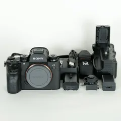 美品SONY α9 ミラーレス一眼 純正電池2個ストラップ新品 SONY ソニー 純正 α9 ILCE-9 用 カメラ ストラップ strap