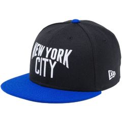 ニューエラ Youth 9FIFTY スナップバック キッズ キャップ ニューヨークシティ ブラック ブライトロイヤル スノーホワイト スノーホワイト (52-55.8cm)