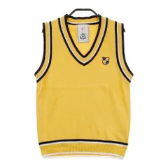 サイズ：L JUN&ROPE ジュン アンド ロペ  Vネック ニットベスト  イエロー系 [240101334191] ゴルフウェア レディース ストスト