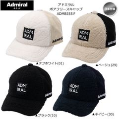 Admiral Golf アドミラルゴルフ ボア フリース キャップ 帽子 ADMB355F ユニセックス 日本仕様 新品 未使用