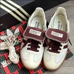 値下げします 新品 Adidas samba Pony Wales Bonner ホワイト カップルシューズ レディース/メンズ 箱付