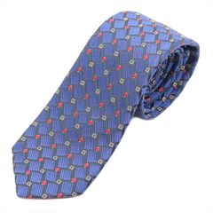 グッチ GUCCI ネクタイ シルク ブルー メンズ【中古】