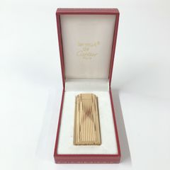 Cartier カルティエ ガスライター ケース付 ジャンク（返品不可