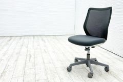 オカムラ CG-Mチェア 中古 2017年製 クッション 肘無 OKAMURA CG-M 中古オフィス家具 グレー 【A000003605】
