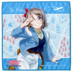 【中古】タオル・手ぬぐい(キャラクター) 渡辺曜 「セガコラボカフェ ラブライブ!サンシャイン!! The School Idol Movie Over the Rainbow マイクロファイバータオル Vol.1」